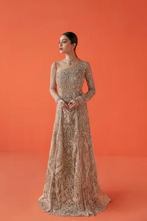 Unique Indian Bridal Golden Skirt Lehenga Dress #BN1178