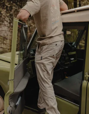 VAGABONDS - KHAKI STRETCH RIPSTOP ADVENTURE PANTS by Bajallama