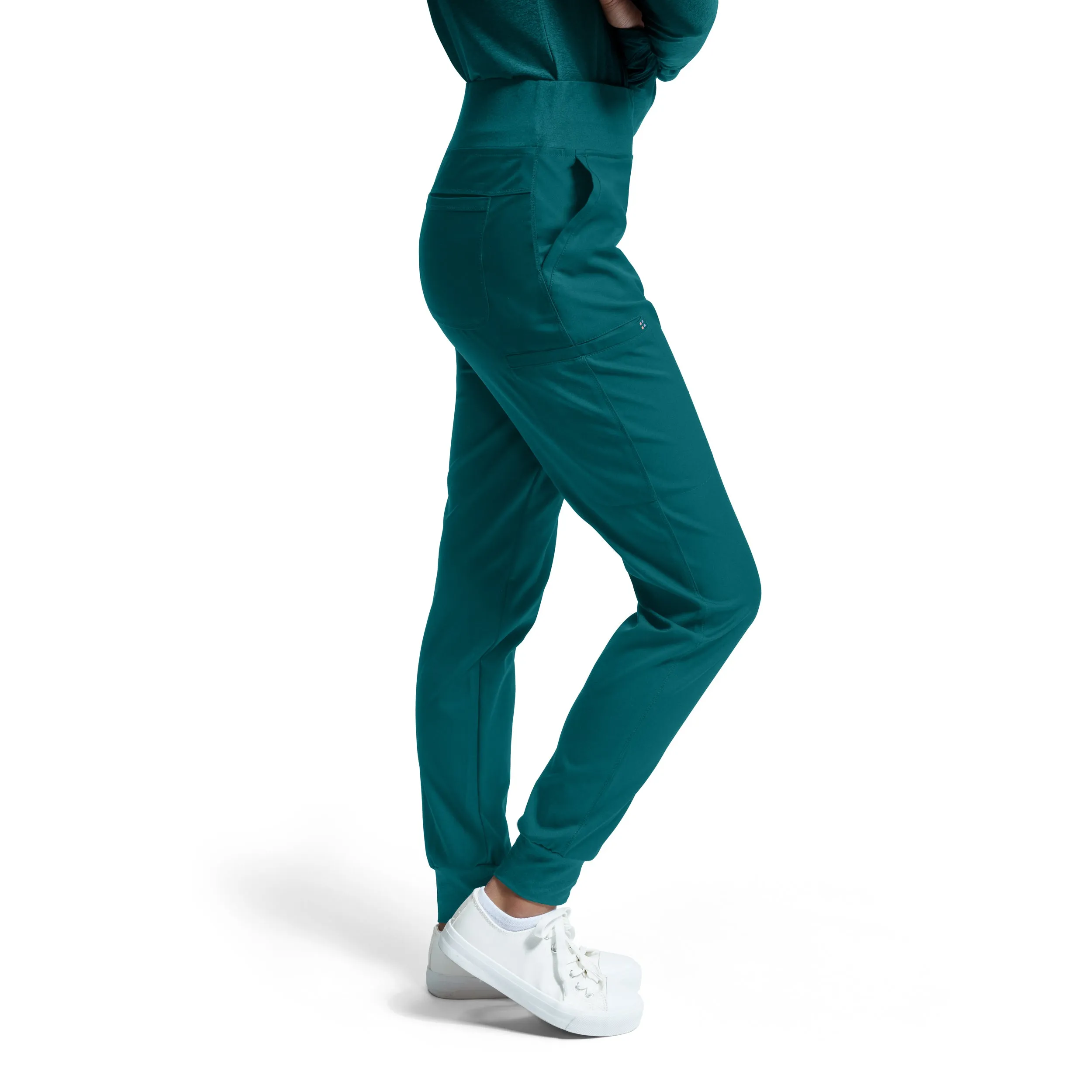 VIBE WB420 Women's Jogger Scrub Pants Caribbean