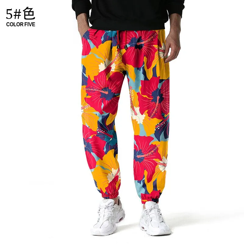 Vibrant Pineapple Parade Men's Joggers