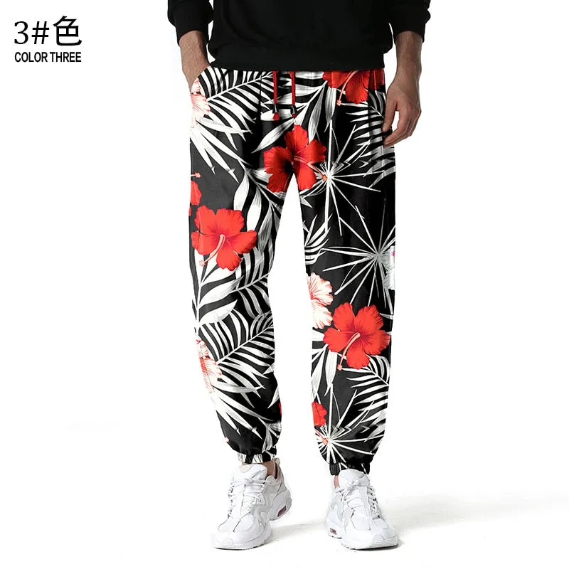 Vibrant Pineapple Parade Men's Joggers