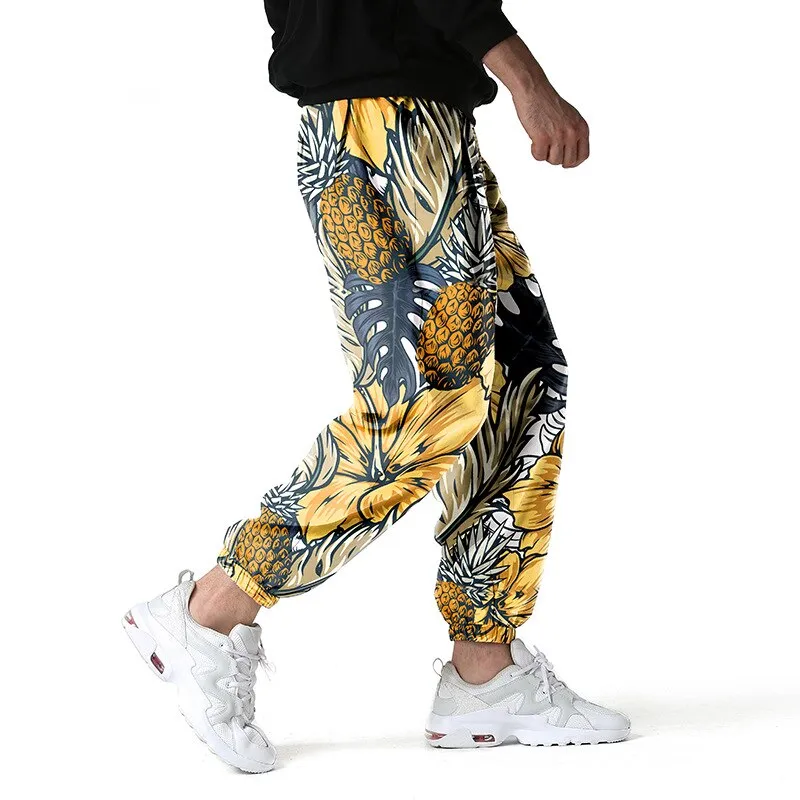 Vibrant Pineapple Parade Men's Joggers