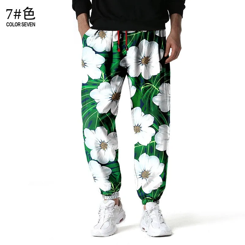 Vibrant Pineapple Parade Men's Joggers