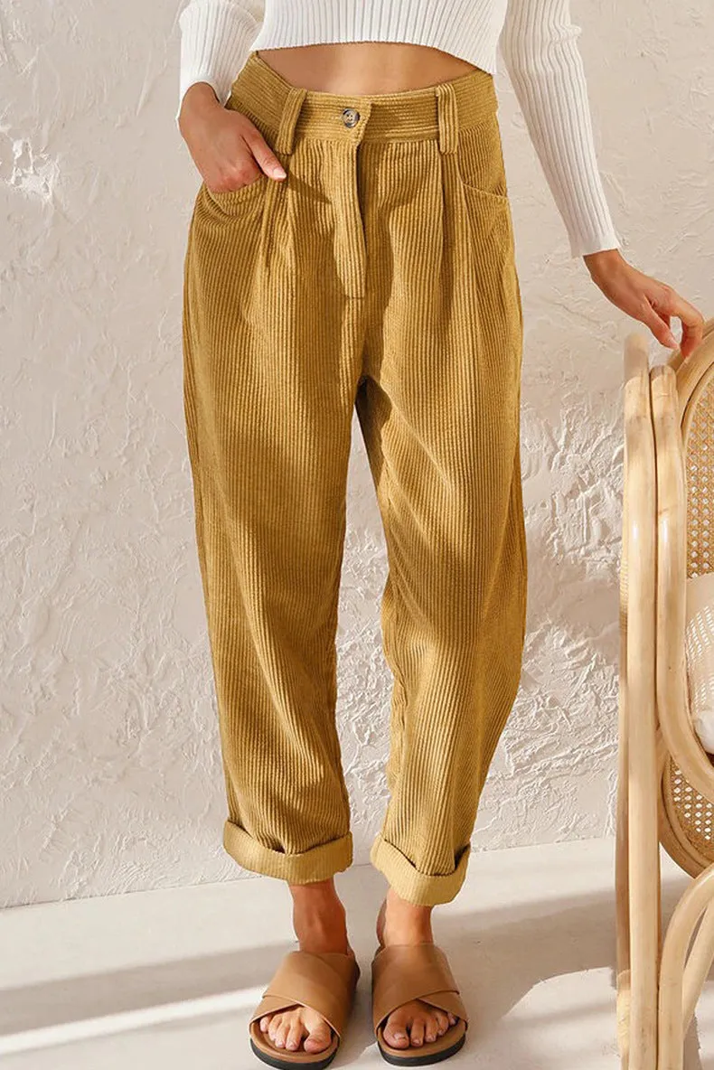 Vienne | Fashionable Corduroy Pants