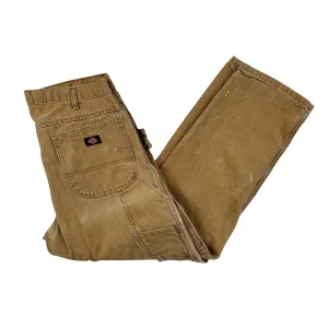 Vintage Dickies Painted Carpenter Khaki Pants - 34"