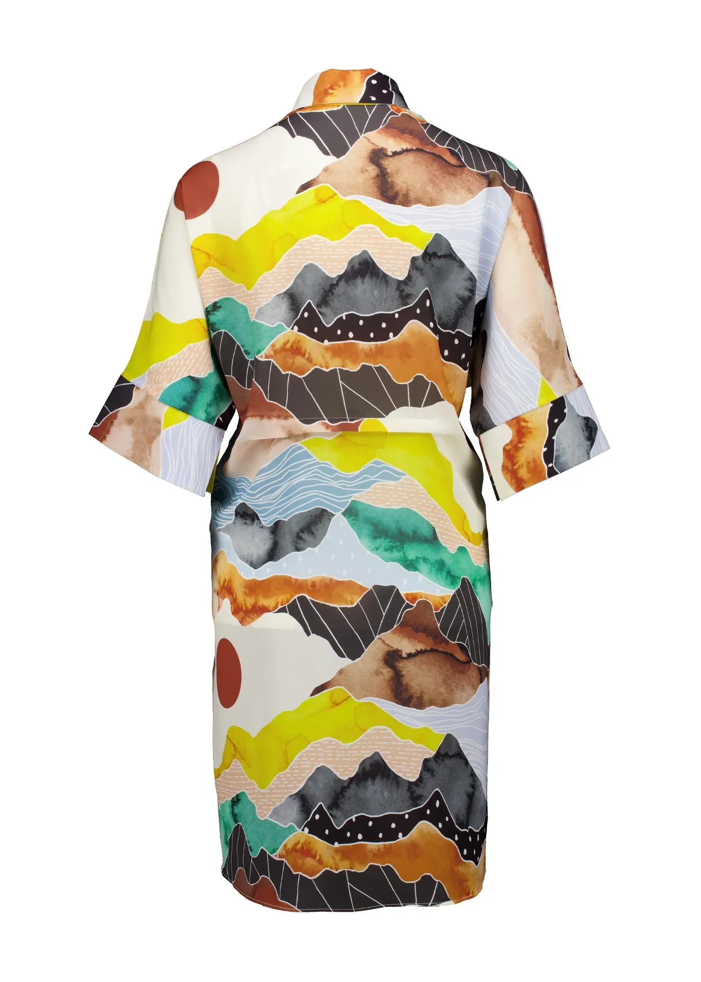 Vista Estilo Shift Dress Orange