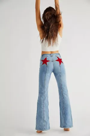 Who's That Girl Flare Jeans