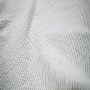 Wide Wale Cord, White