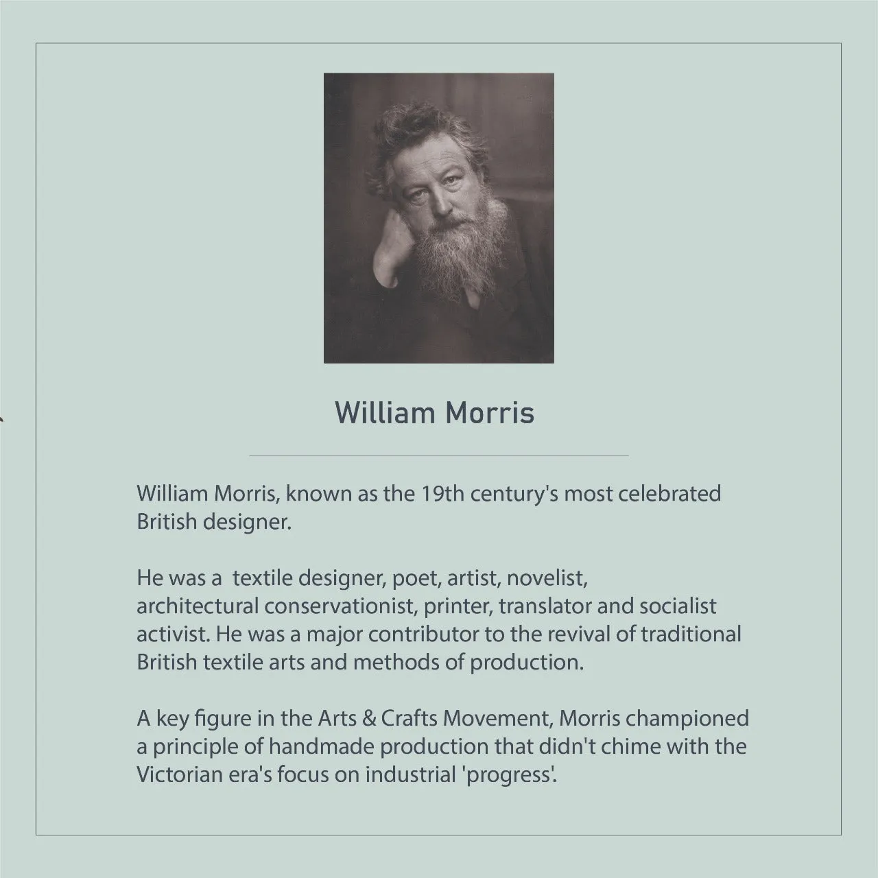 William Morris - Creeper Lilly Silver Finger Ring by Moha