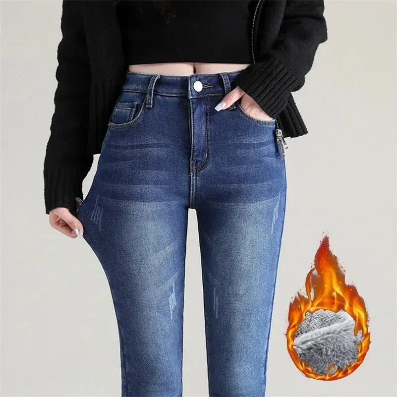 Winter Thermal Jeans Cozy Snow-Ready Denim