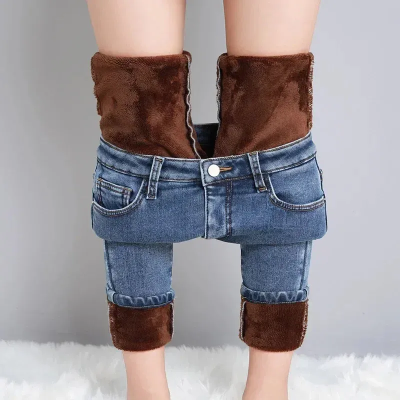 Winter Thermal Jeans Cozy Snow-Ready Denim