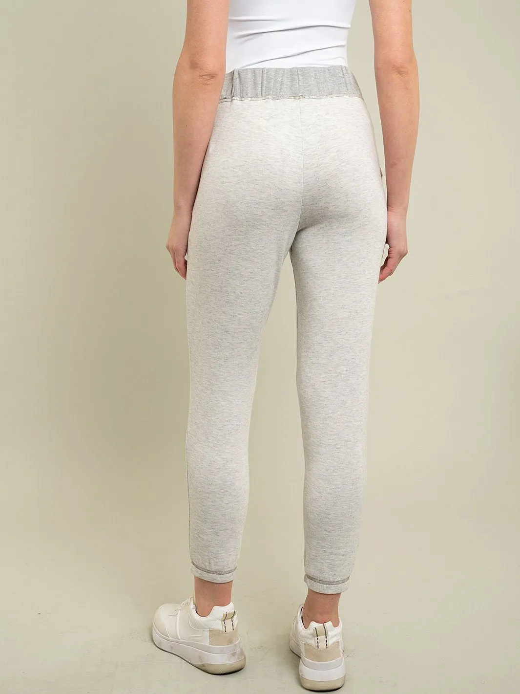 WOMEN'S HEARTED BABY FRENCH TERRY JOGGERS
