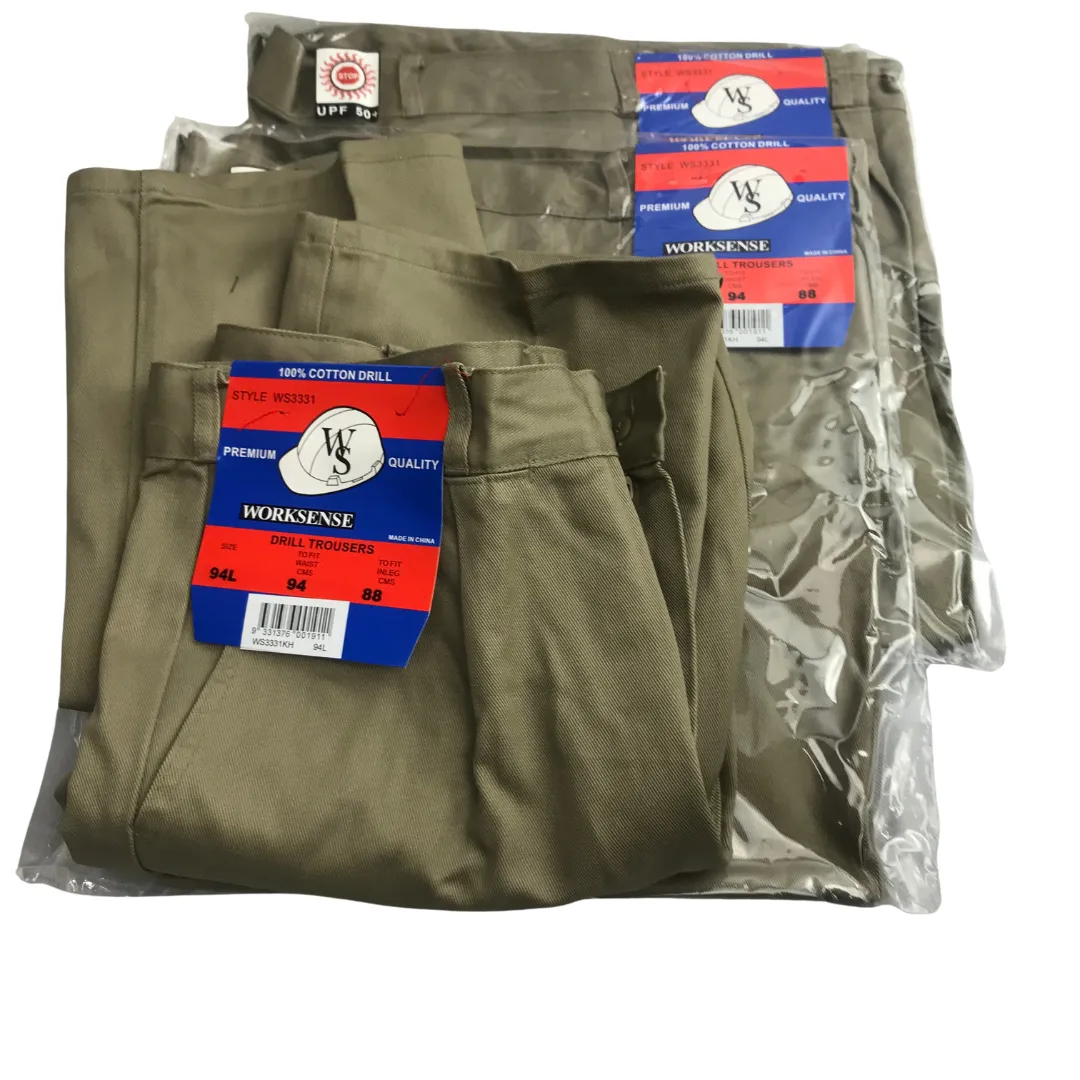 WORKSENSE Mens Drill Trouser