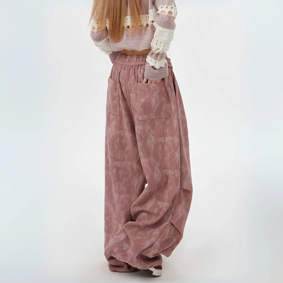 Wren™ | Abstrack Lining Oversized Pants