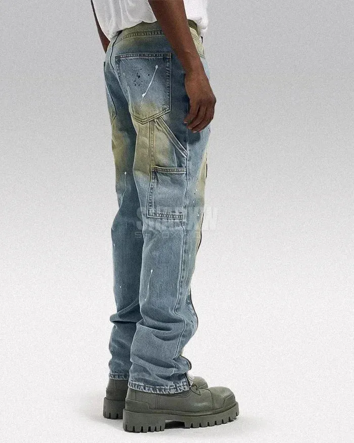 Y2K-Jeans mit Reißverschluss