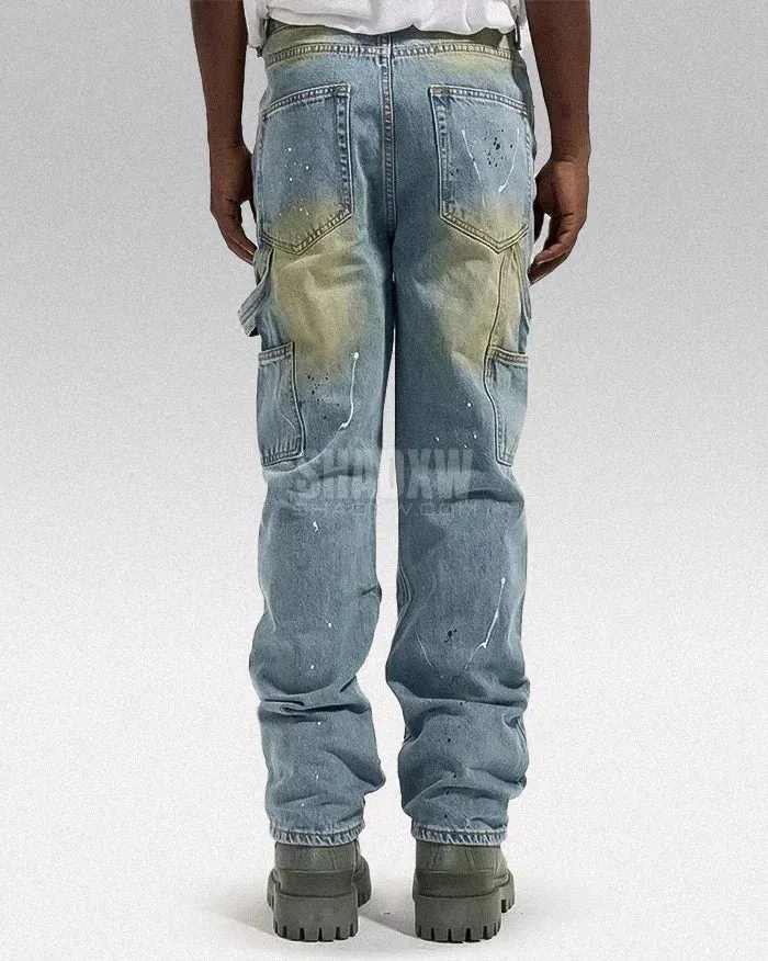 Y2K-Jeans mit Reißverschluss