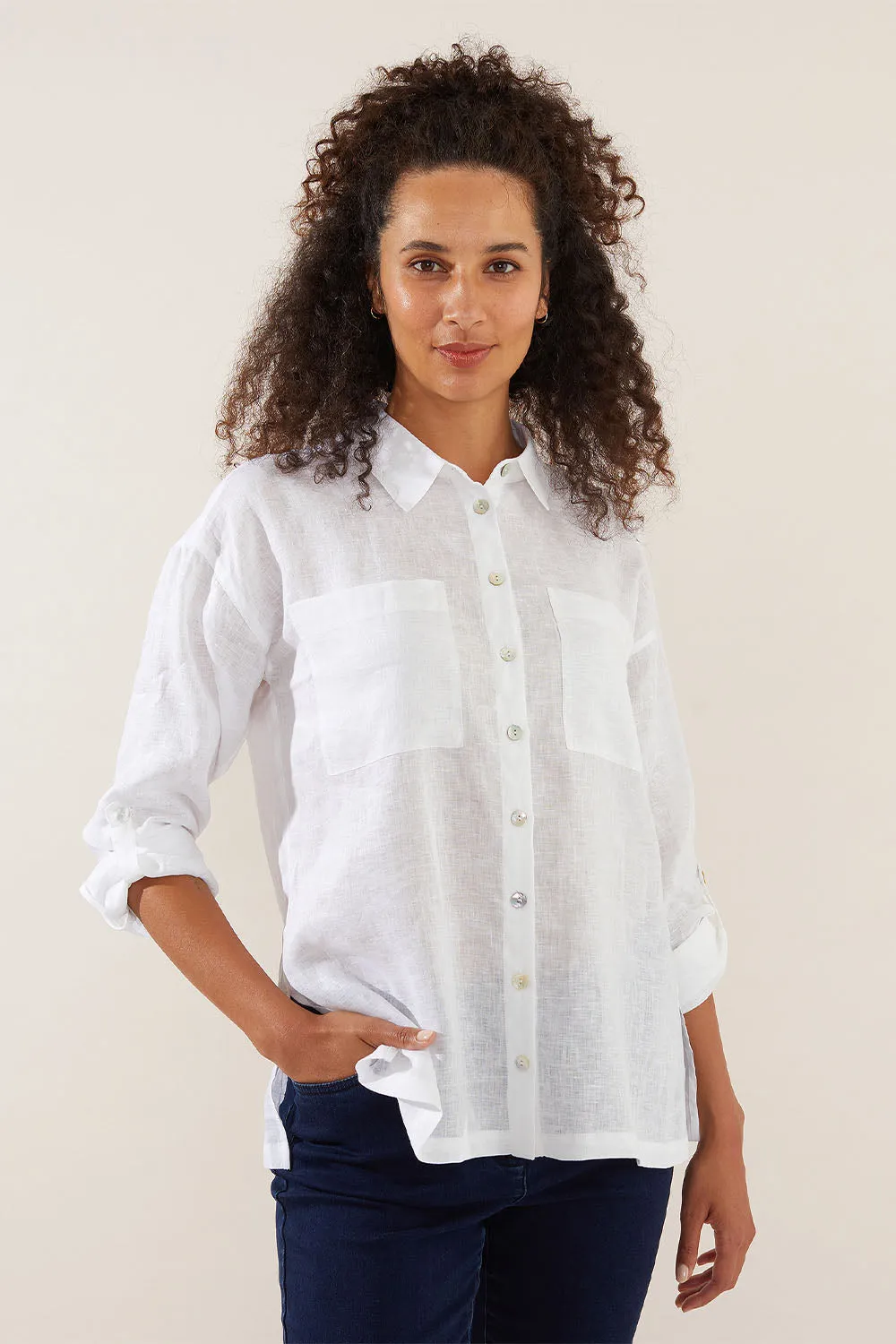 Yarra Taril Relaxed Linen Shirt Yt23s4830